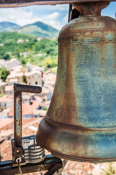 ancient bronze bell on church