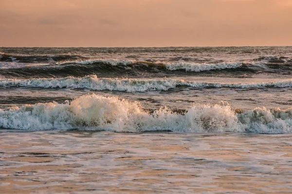 Waves Sunrise Nature — ストック写真