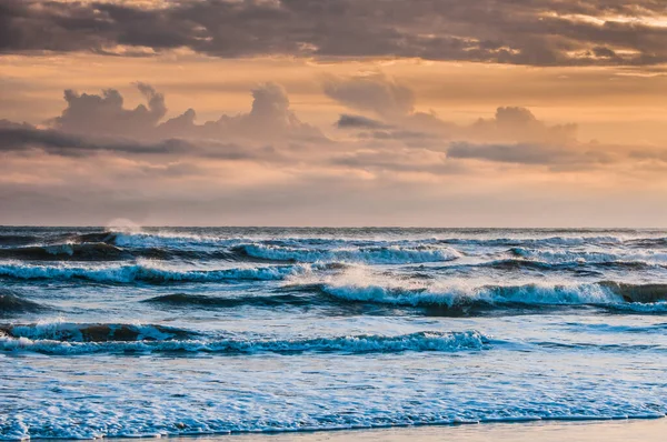 Waves Sunrise Sea Morning Colorful Sea — ストック写真