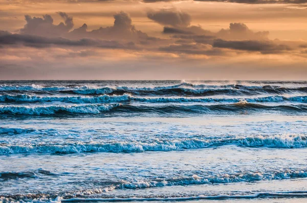 Waves Sunrise Sea Morning Colorful Sea — ストック写真