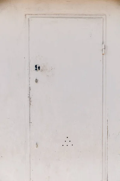 海水浴場のキャビンのドア — ストック写真