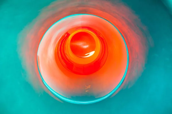 slide tube playground on the beach