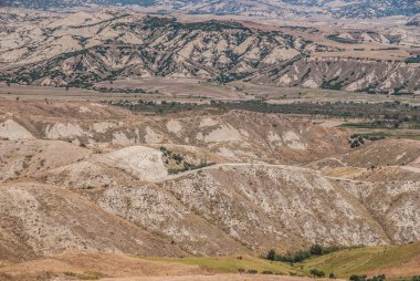 badlands landscape, desert, desolate land, dry land