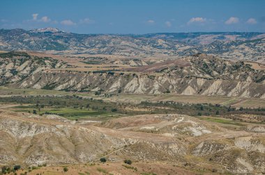 badlands landscape, desert, desolate land, dry land