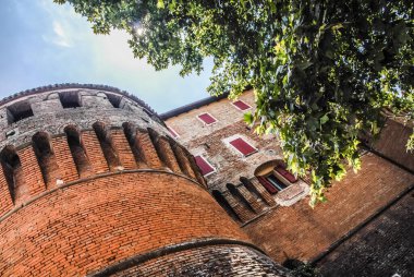 tower and bastions fortified
