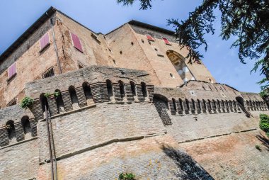 fortress and bastions in the medieval city
