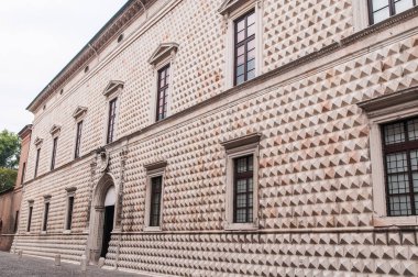 diamond-shaped white palace