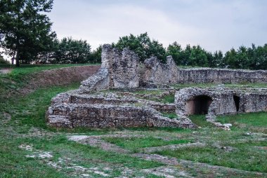 ruins of the ancient Roman amphitheater