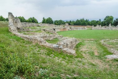ruins of the ancient Roman amphitheater