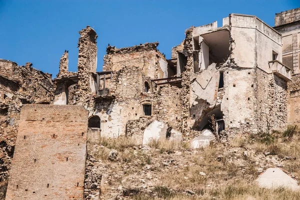 Ruin Abandoned Collapsed Town Ghost Town Medioeval Town — Photo