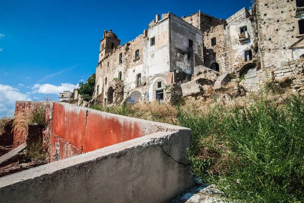 Abandoned Collapsed Town Ghost Town Medioeval Town — 스톡 사진