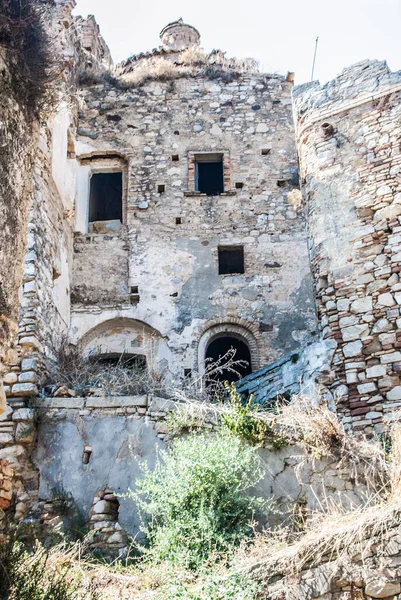 Opuszczone Zapadnięte Miasto Miasto Duchów Średniowieczne Miasto — Zdjęcie stockowe