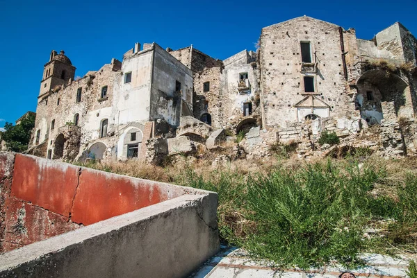 Ruin Abandoned Collapsed Town Ghost Town Medioeval Town — 图库照片