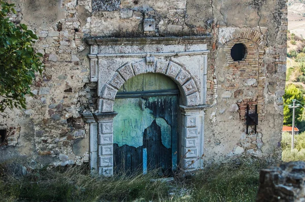 Fortress Ghost Town Abandoned Collapsed Town Ghost Town Medioeval Town — Zdjęcie stockowe