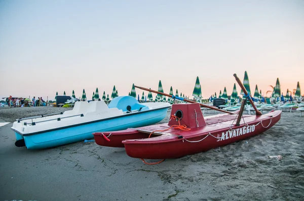 Lifeguard Boat Beach — Stock Photo, Image