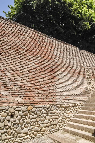 Stenen Muur Textuur Gebouw — Stockfoto