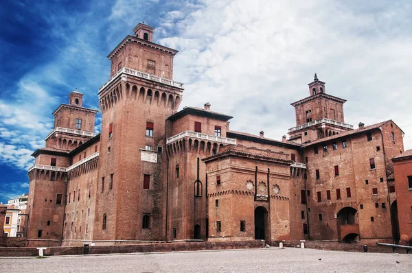 Ferrara Castle Este Fortress — Stock Photo, Image