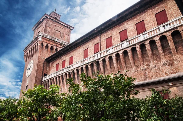 View Castle Ferrara — Stock Photo, Image