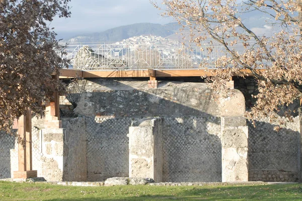 Teater Romawi Dengan Lantai Kayu — Stok Foto