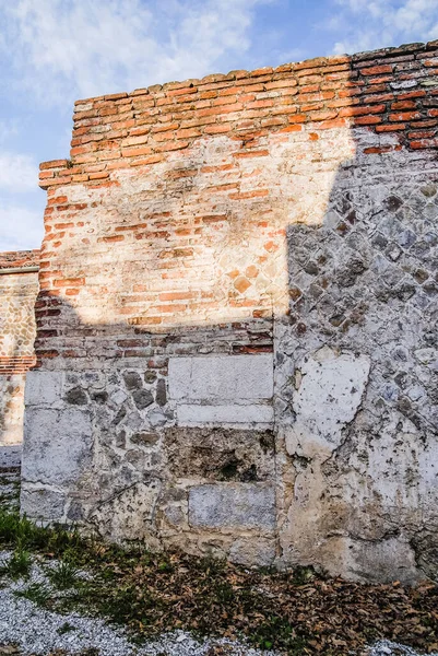 Romeinse Beschaving Romeinse Muren Overblijfselen Van Stad — Stockfoto