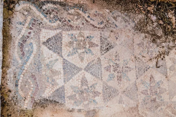 Pavimento Mosaico Civiltà Romana — Foto Stock