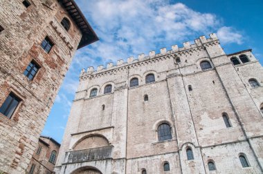 castle and medieval fortress facade