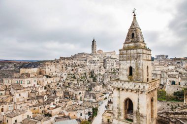 The Sassi of matera, ancient town, matera landscape by day