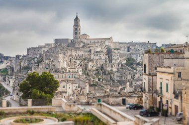 The Sassi of matera, ancient town, matera landscape by day
