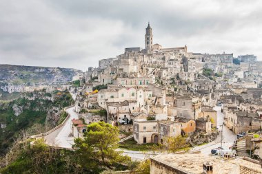 The Sassi of matera, ancient town, matera landscape by day