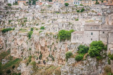 view of the old city of Matera