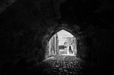 Arch in the old city of Matera