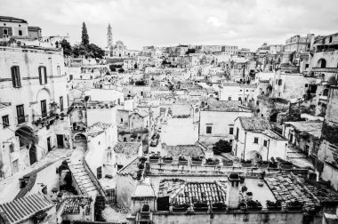 view of the old city of Matera