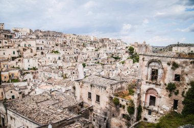 view of the old city of Matera