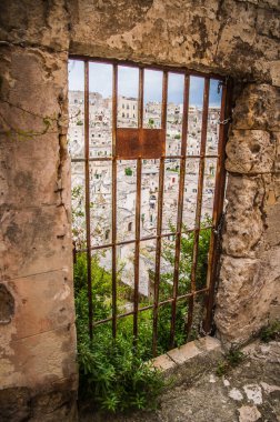 view of the old city of Matera