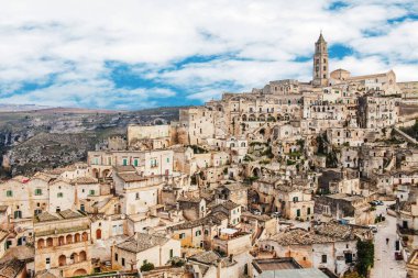 The Sassi of matera, ancient town, matera landscape by day