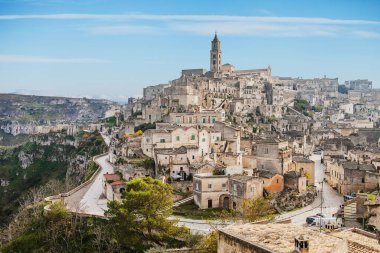 The Sassi of matera, ancient town, matera landscape by day