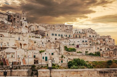 view of the old city of Matera