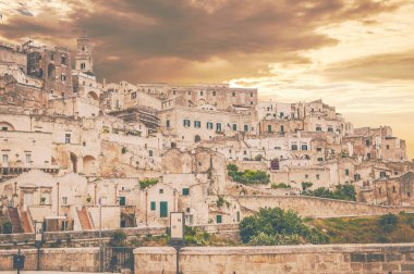 view of the old city of Matera