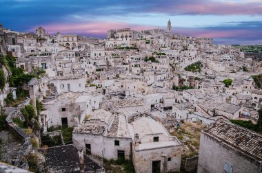 view of the old city of Matera