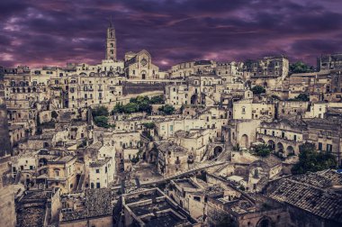 view of the old city of Matera