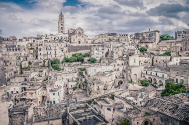 view of the old city of Matera