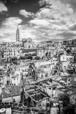 view of the old city of Matera