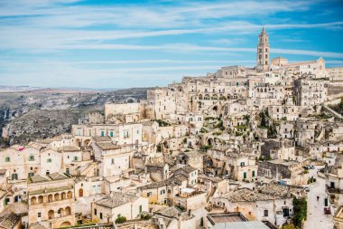 The Sassi of matera, ancient town, matera landscape by day