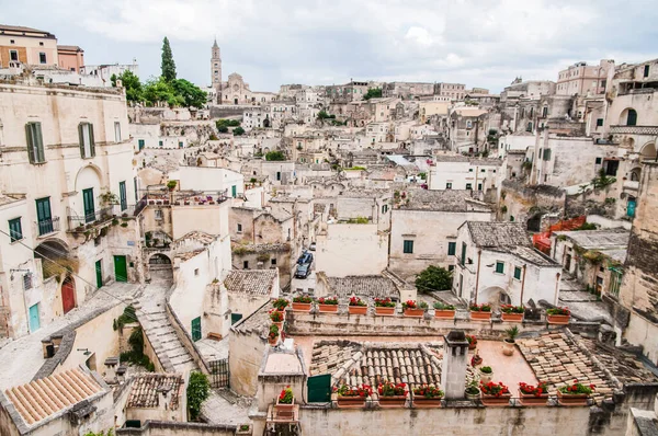 view of the old city of Matera