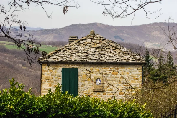 Vecchia Casa Pietre Montagna — Foto Stock