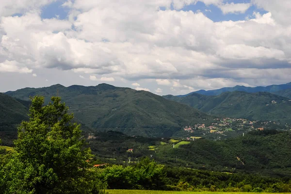 View Valley Apennines — Stockfoto