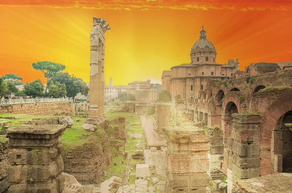Roman Holes Ruins Roman Empire Roman Ruins — Foto Stock