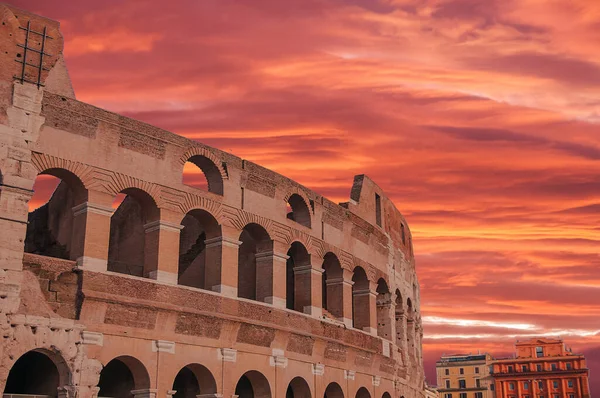 Coliseum Flavio Amphitheater Rome — Foto Stock