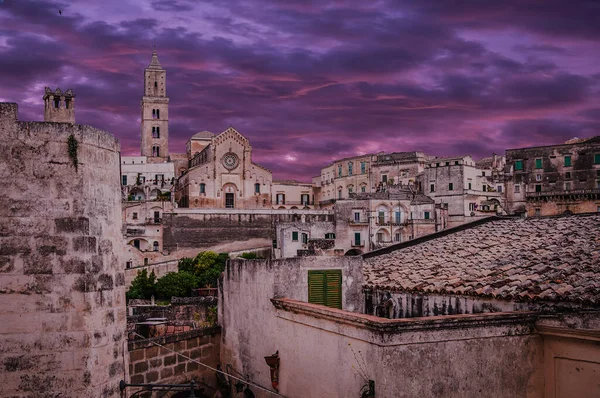 View Old City Matera — Zdjęcie stockowe