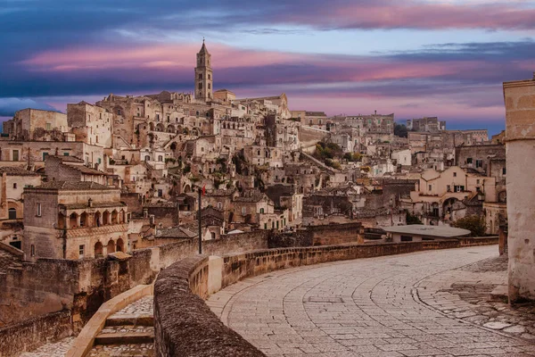 The Sassi of matera, ancient town, matera landscape by day